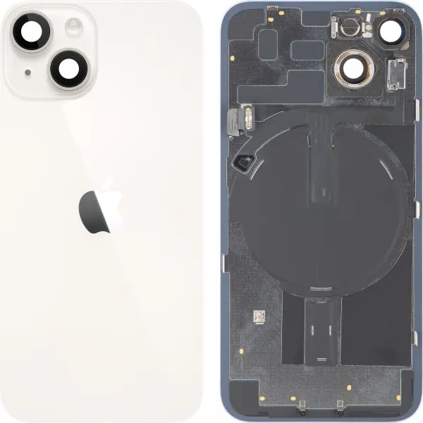 Capac Baterie Apple iPhone 14, Alb (Starlight), Swap