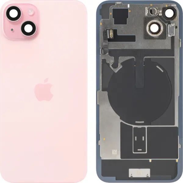Capac Baterie Apple iPhone 15 Plus, Roz, Swap