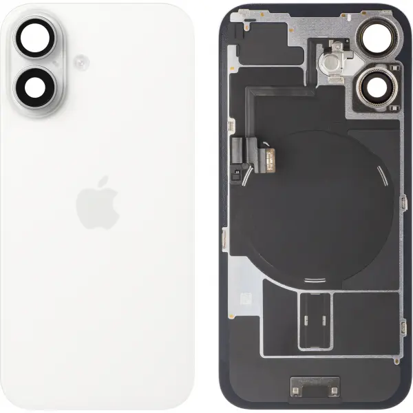 Capac Baterie Apple iPhone 16, Alb, Swap