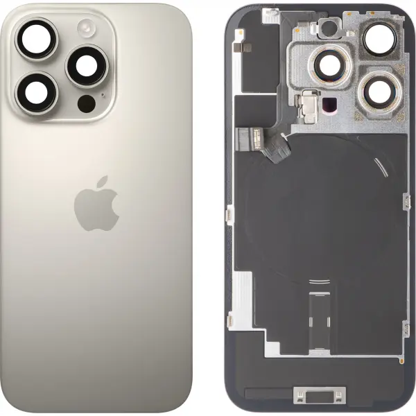 Capac Baterie Apple iPhone 16 Pro, Bej (Natural Titanium), Swap