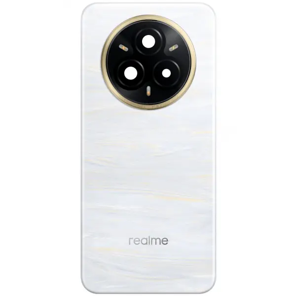 Capac Baterie Realme 14 Pro+, Alb (Pearl White), Service Pack 621033000452