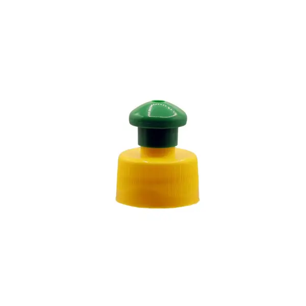 Capac Push&Pull Galben-filet 28 mm
