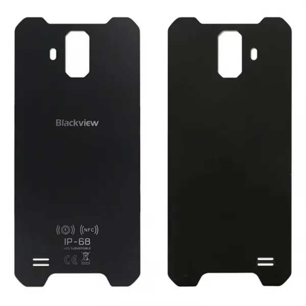Capac spate original pentru Blackview BV9600 Pro, Negru