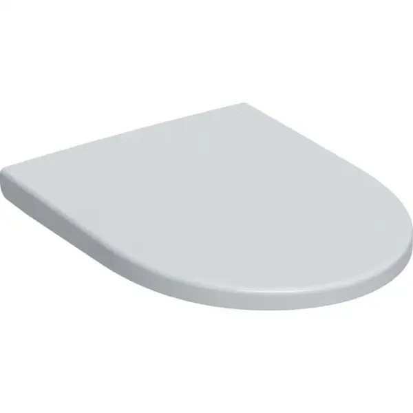 Capac vas wc alb soft close, cu fixare rapida, Geberit iCon