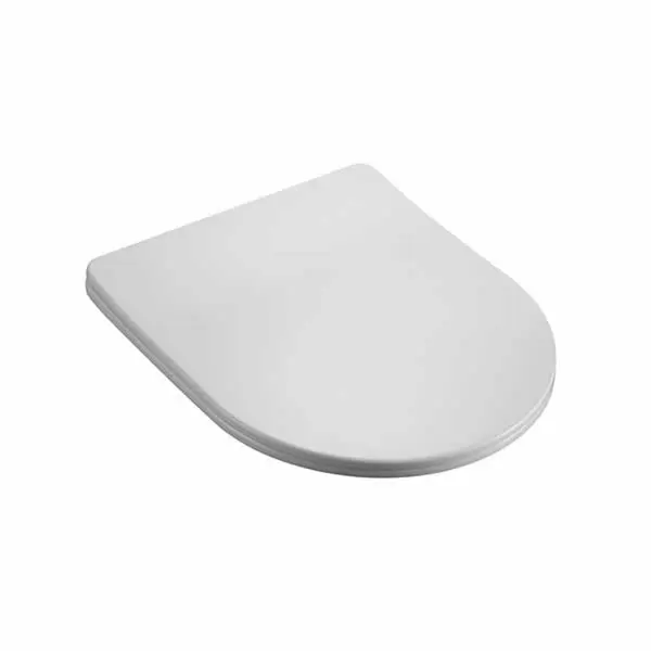 Capac vas wc cu capac quick release si soft close, alb, Fluminia, Clementina