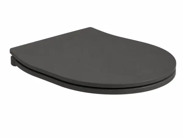 Capac vas wc cu soft close, quick release, blackboard mat, Hatria Planeta