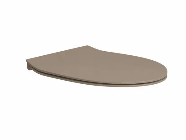 Capac vas wc cu soft close, quick release, crete mat, Hatria Planeta