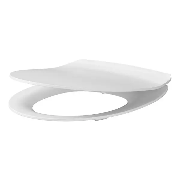 Capac vas wc din duroplasat ,alb, cu soft close, Cersanit Cersania Compact