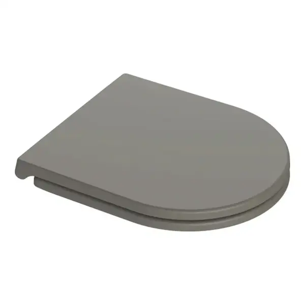 Capac Wc cu soft close si quick release, Feeling, gri mat, RAK