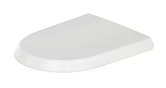 Capac wc Duravit Qatego 0026890000, soft close, set fixare inclus, Alb