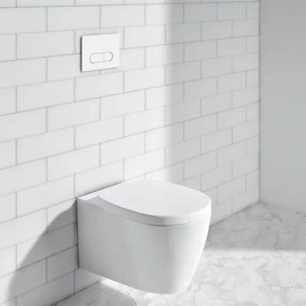 Capac WC, Ideal Standard Connect, Forma Ovala, Alb