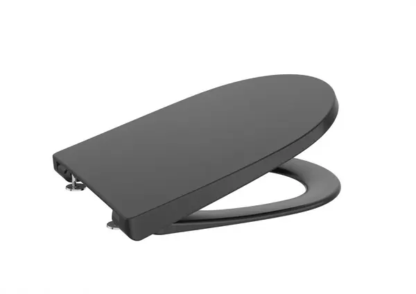 Capac WC Ona A801E20081, SoftClose, compact, plastic, mat, Negru