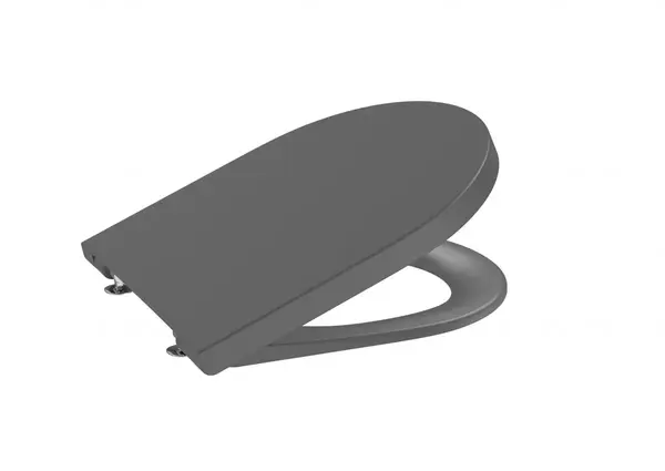 Capac WC Roca Inspira Round A80152C64B, compact, SoftClose, design Supralit, Antracit