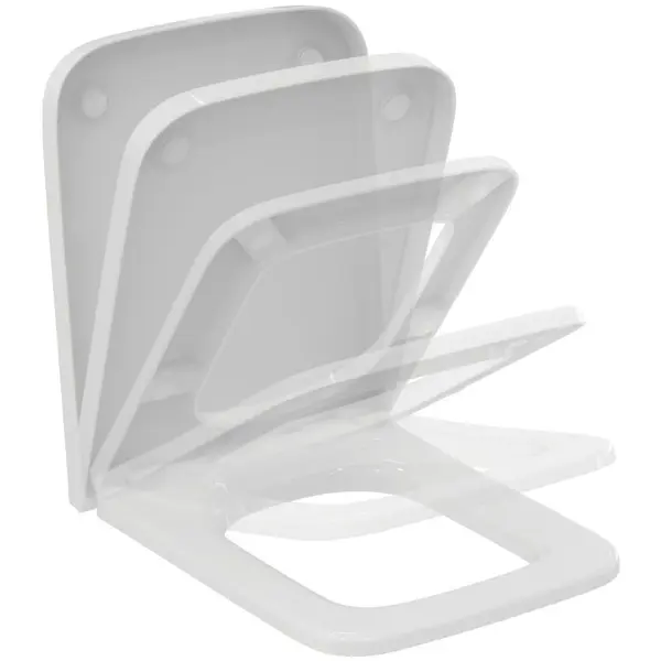 Capac wc soft close duroplast Ideal Standard Blend Cube alb lucios