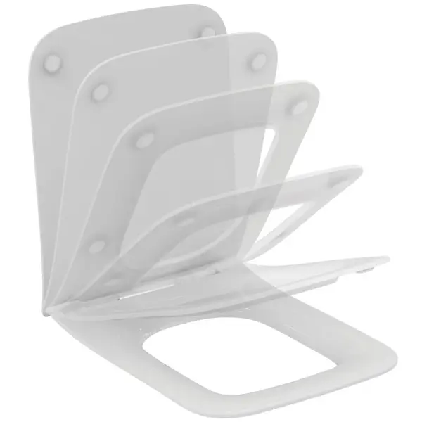 Capac wc soft close duroplast Ideal Standard Blend Cube Slim alb