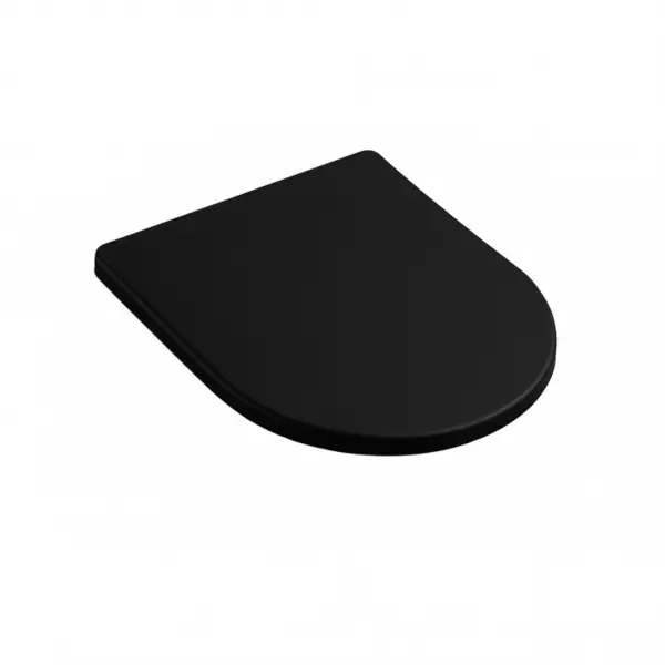 Capac wc soft close si demontare rapida negru mat Foglia Oslo