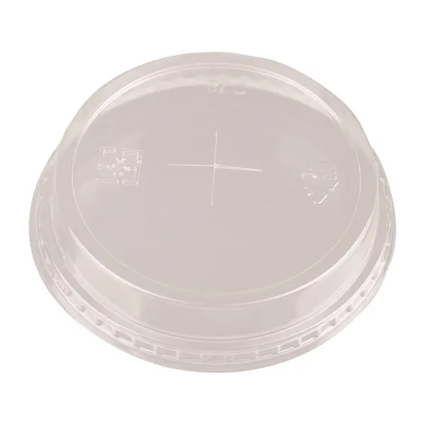 Capace Biodegradabile, Compostabile, PLA Plate, Gaura X, Transparente, 76 mm, 50 buc