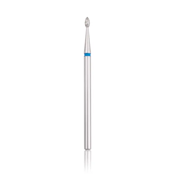 Capăt freza Diamant HEAD picătură, albastru, L- 3,5 mm, Ø1,6 mm - HBD-254BL.016 - Everin.ro