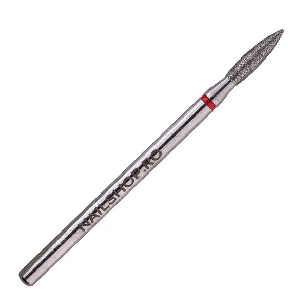 Capat freza diamant PRO - flacara fina 2.5 mm - #129P