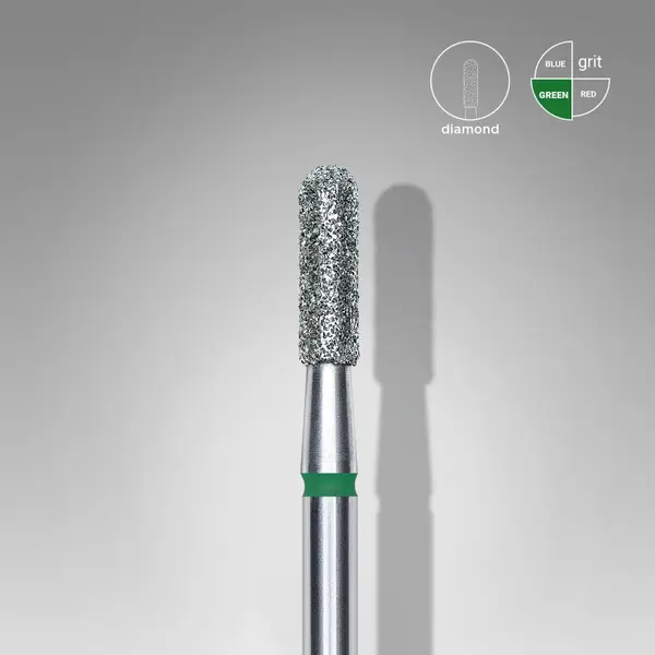 Capat freza diamant Staleks Expert cilindric rotunjit dura 2.3 mm - 416