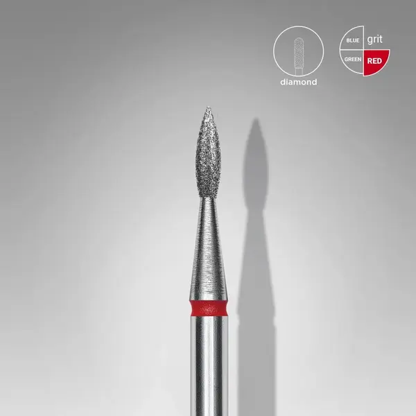 Capat freza diamant Staleks Expert flacara fina 1.8 mm - 434