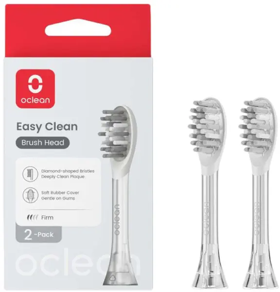Capete de rezervă Oclean – Easy Clean, 2 bucăți, argintii