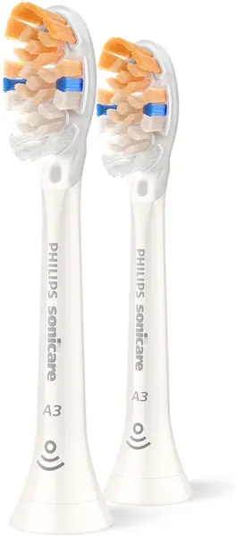 Capete de rezervă Philips Sonicare - Aparat de periat dentar Premium All-in-1 HX9092/87 A3 negru BrushSync - 2 buc.