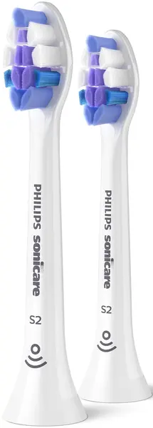 Capete de rezervă Philips Sonicare - Sensitive S2, 2 buc, albe
