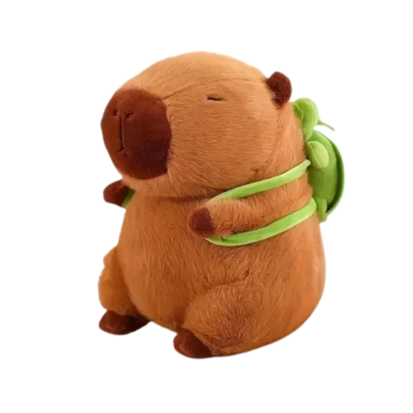 Capibara de Plus 50 cm cu Rucsac - Jucarie Pufoasa XL, Antistres, Cadou Adorabil