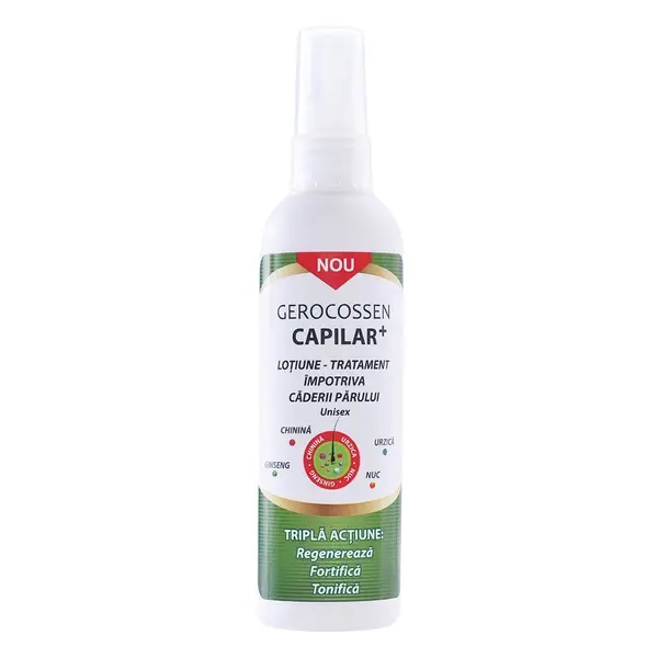 Capilar+ lotiune tratament impotriva caderii moderate a parului, 125 ml – Gerocossen
