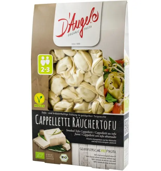 CAPPELLETTI BIO CU TOFU AFUMAT, 250G D`ANGELO