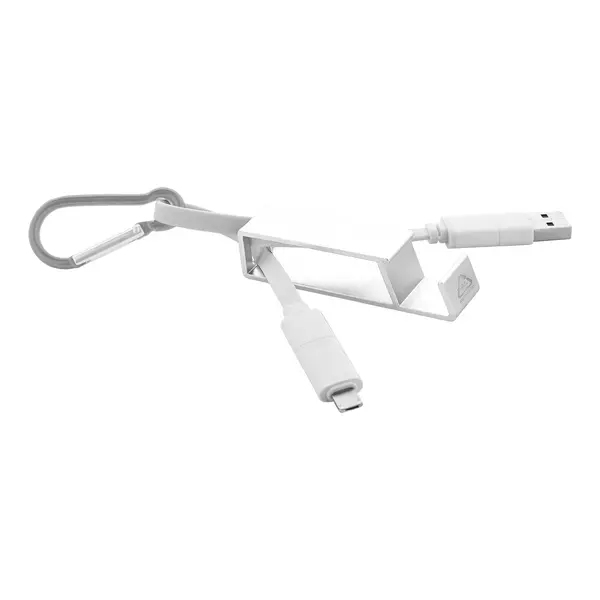 Cappy cablu USB - argintiu