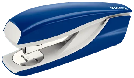 Capsator albastru metalic capse 24-26/6 si 24-26/8 mm 40 coli Leitz Capsator albastru metalic capse 24-26/6 si 24-26/8 mm 40 coli Leitz