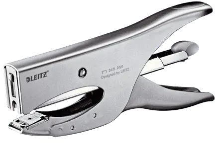 Capsator argintiu metalic tip cleste 24/8 mm 40 coli Leitz Capsator argintiu metalic tip cleste 24/8 mm 40 coli Leitz