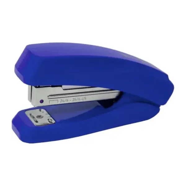 Capsator capse 24 6 - 26 6, 15 coli, 48mm, plastic, albastru, model Kangaro Executive ES-35P