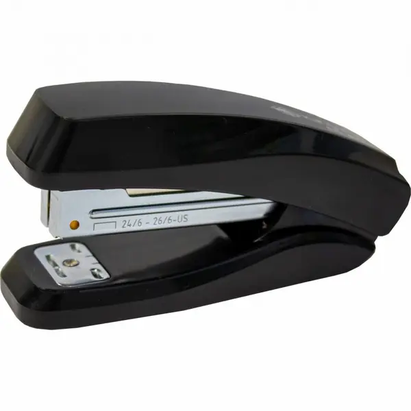 Capsator capse 24 6 - 26 6, 15 coli, 48mm, plastic, negru, model Kangaro Executive ES-35P
