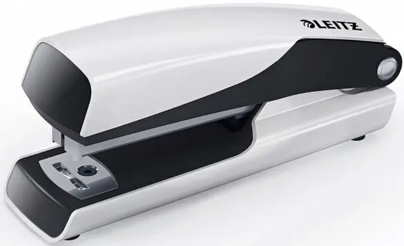 Capsator Leitz Wow - Mini Nexxt, până la 10 foi, №10, alb metalic