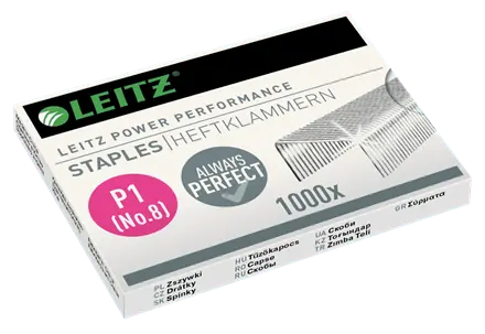 Capse Nr. 8 Leitz Power Performance 1000 bucati/cutie Capse Nr. 8 Leitz Power Performance 1000 bucati/cutie