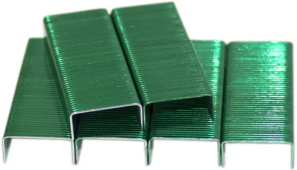 Capse pentru capsator Kangaro - №10, verde, 1000 buc