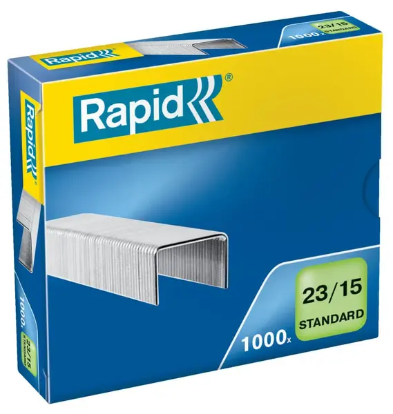 Capse Rapid Standard 23/15 80-120 coli 1000 buc/cutie Capse Rapid Standard 23/15 80-120 coli 1000 buc/cutie