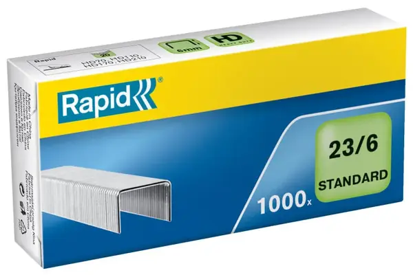 Capse Rapid Standard 23/6 2-20 coli 1000 buc/cutie Capse Rapid Standard 23/6 2-20 coli 1000 buc/cutie