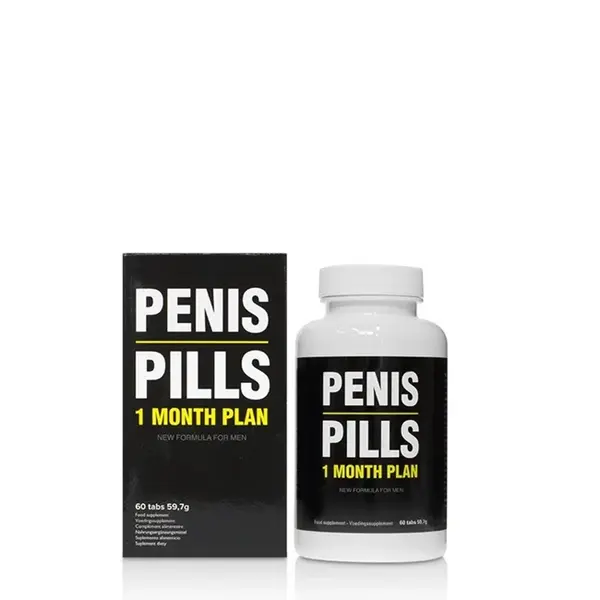 Capsule COBECO - Penis Pills 1 Month Plan, pentru imbunatatirea performantelor sexuale, 60 capsule (PTS)