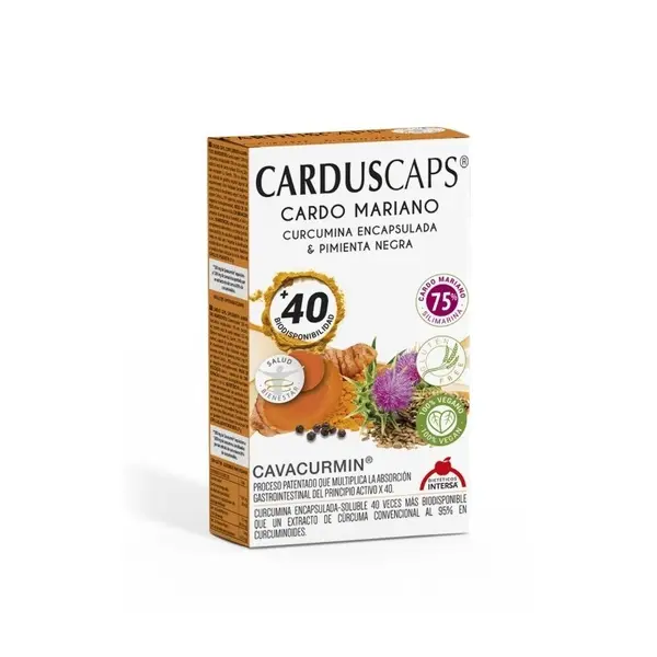 Capsule cu Armurariu, Curcuma si Piper Negru, 60 Capsule Carduscaps