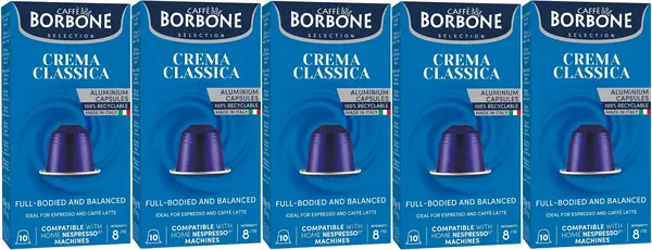 Capsule de cafea Borbone - Crema Classica, 50 băuturi