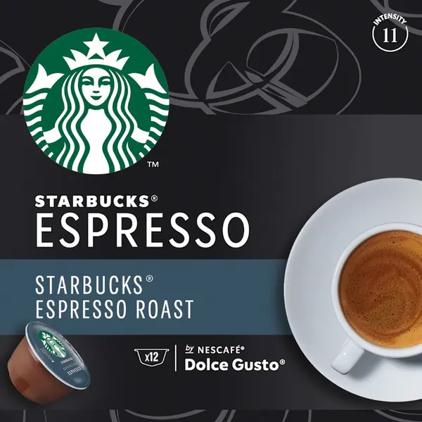Capsule de cafea STARBUCKS - Espresso Roast, 12 băuturi