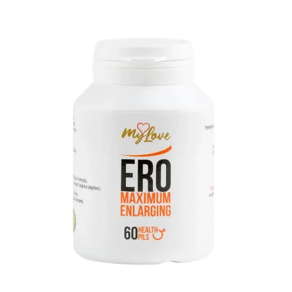 Capsule MYLOVE Ero Maximum Enlarging, pentru mărirea penisului și performanță sexuală, cu ginseng și maca, 60 buc