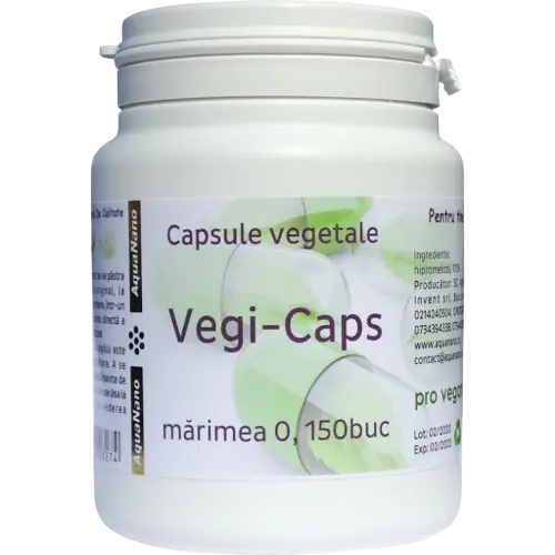 Capsule vegetale goale Vegi-Caps, 150 bucati, Aghoras