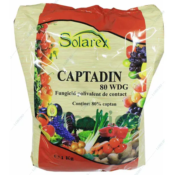 Captadin 80WDG 1 kg fungicid de contact Solarex/Adama (castraveti, fasole, pomi, tomate) - Default Title