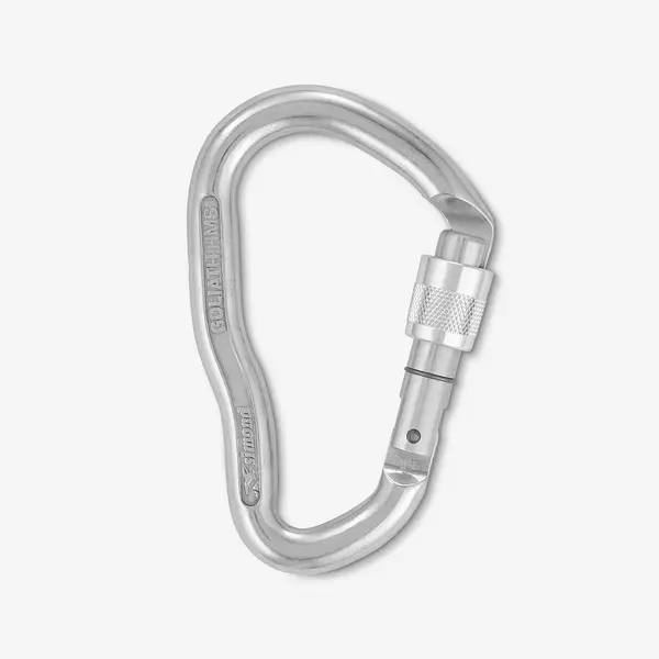 Carabinieră cu filet Escaladă/Alpinism Goliath HMS Secure Gri
