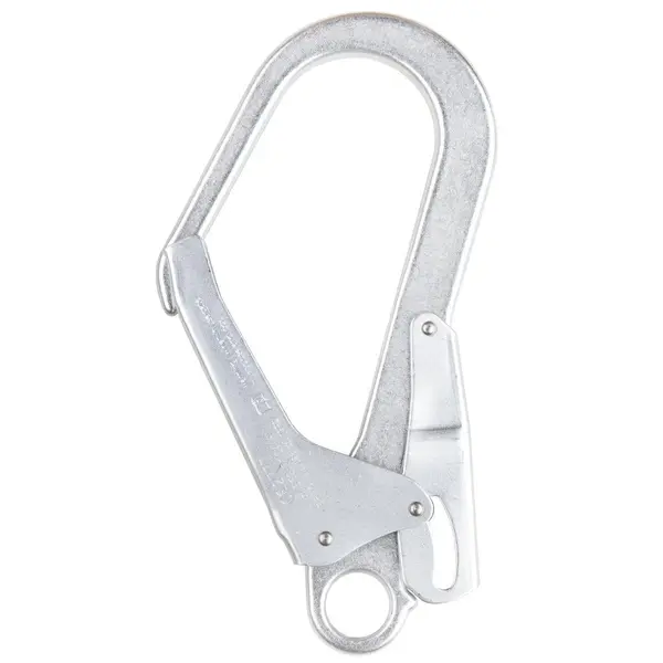 Carabiniera din otel Vertiqual BROOKS, culoarea gri - 23 kN, 514g, 217 110 mm Vertiqual, GRI